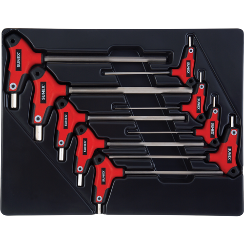 Sunex 9859 Sunex Tools 9 Piece T Handle Hex Fractional Sae Fractional