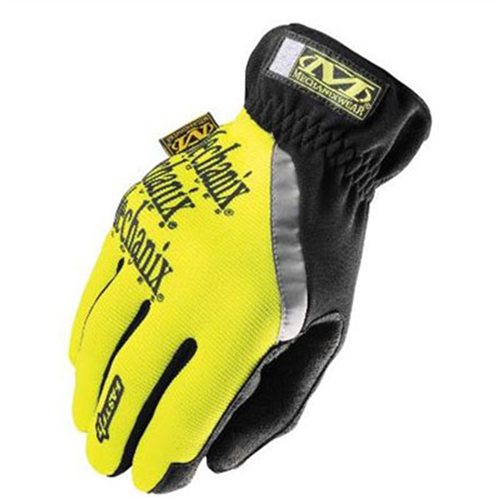 Mechanix Wear Hi-Viz FastFit Gloves Yellow / Small