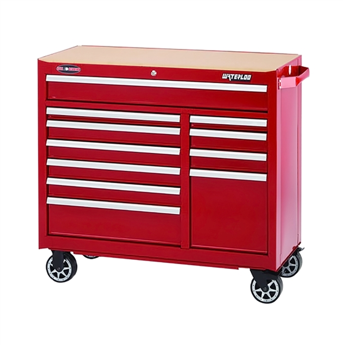 Waterloo Wca-4111rd 41 In. Red 11-drawer Tool Cabinet